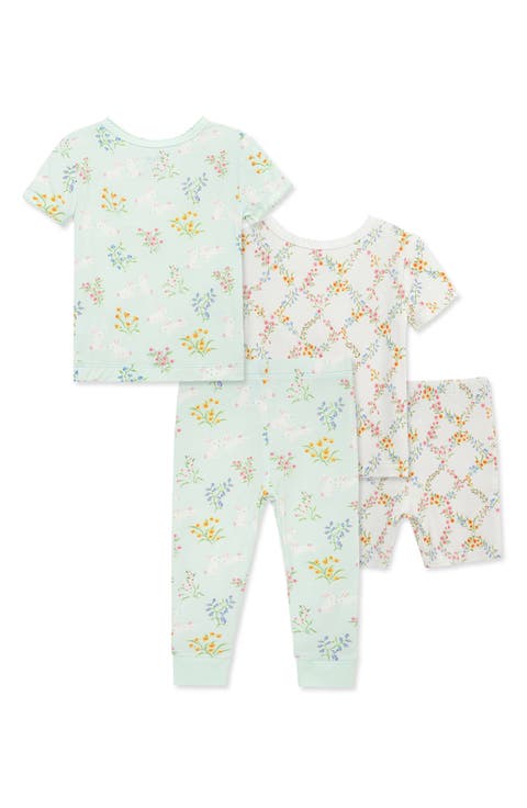 Bunny 4-Piece Assorted Pajamas (Baby)