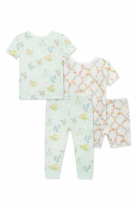 Little Me Bunny 4-Piece Assorted Pajamas