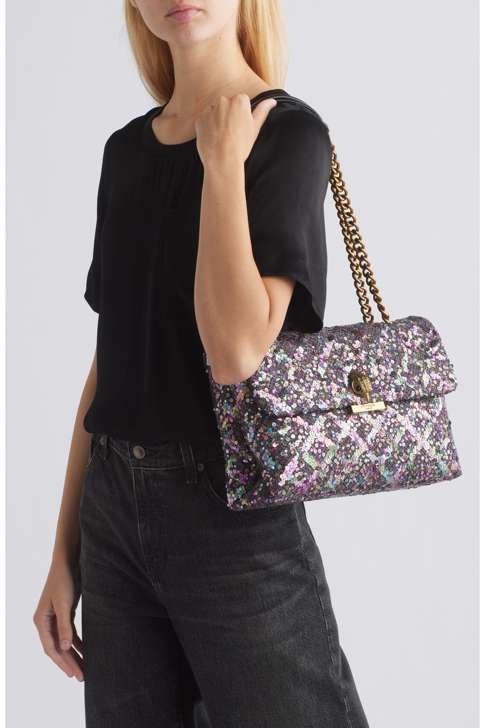 Kurt Geiger London Large Kensington Convertible Shoulder Bag (Women ...