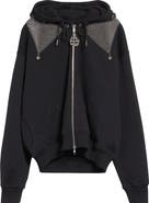 Chopova Lowena Titan Chain Mail Full Zip Fleece Hoodie