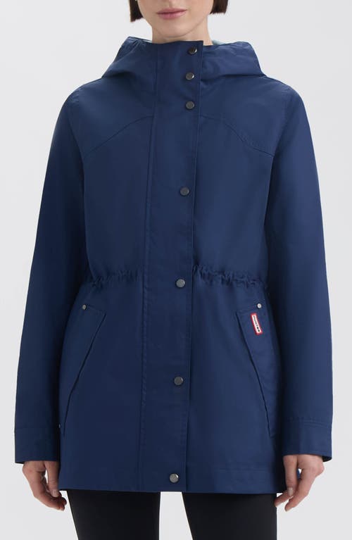 Hunter Adela Classic Waterproof Rain Jacket In Blue