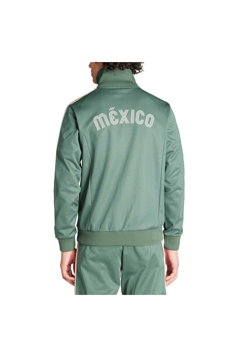 adidas Originals Men's adidas Originals  Green Mexico National Team Beckenbauer Full-Zip Track Jacket, Alternate, color, 