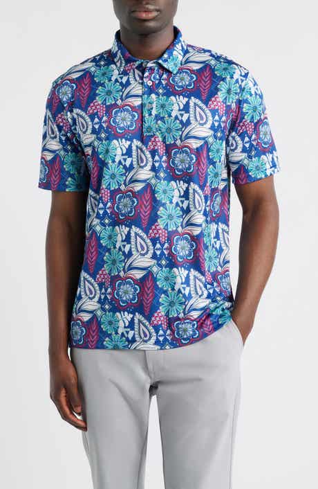 Festival Floral Performance Golf Polo