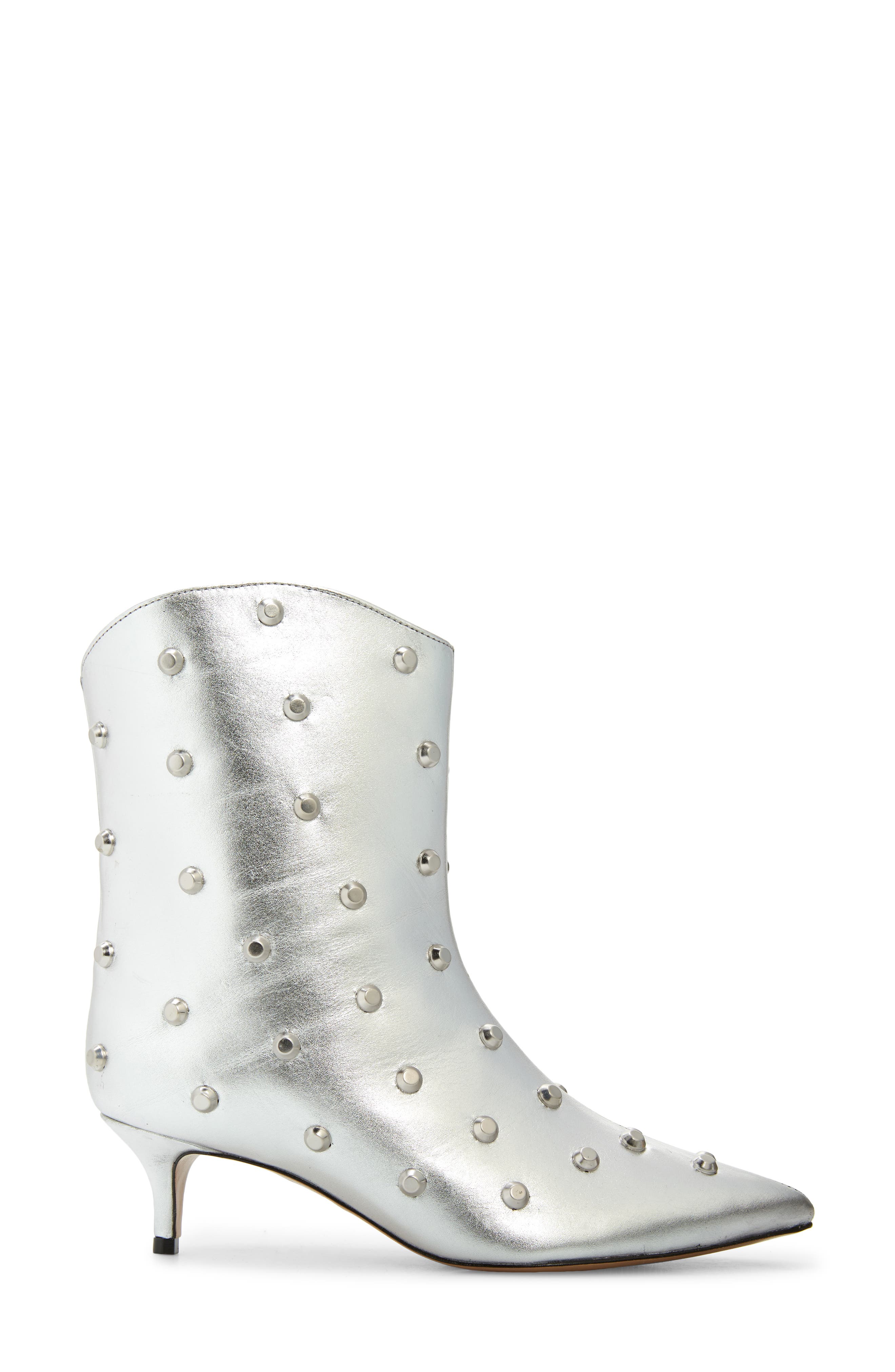 Maryann Pointed Toe Bootie, Alternate, color, PRATA