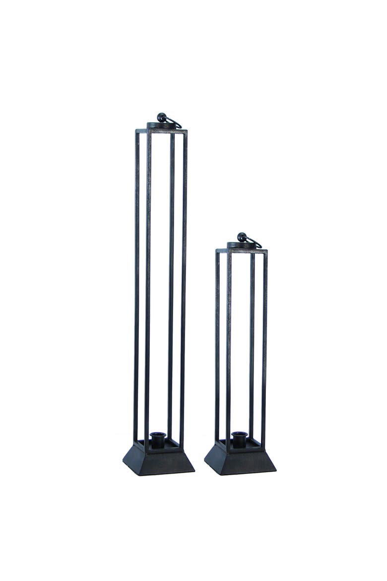 Open Air Lanterns Set of 2, Main, color, Black