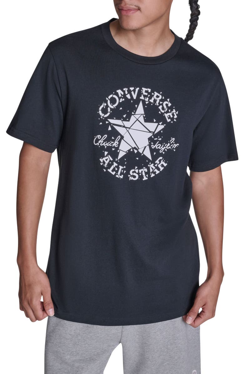 Converse Broken Glass T-Shirt, Main, color, Converse Black