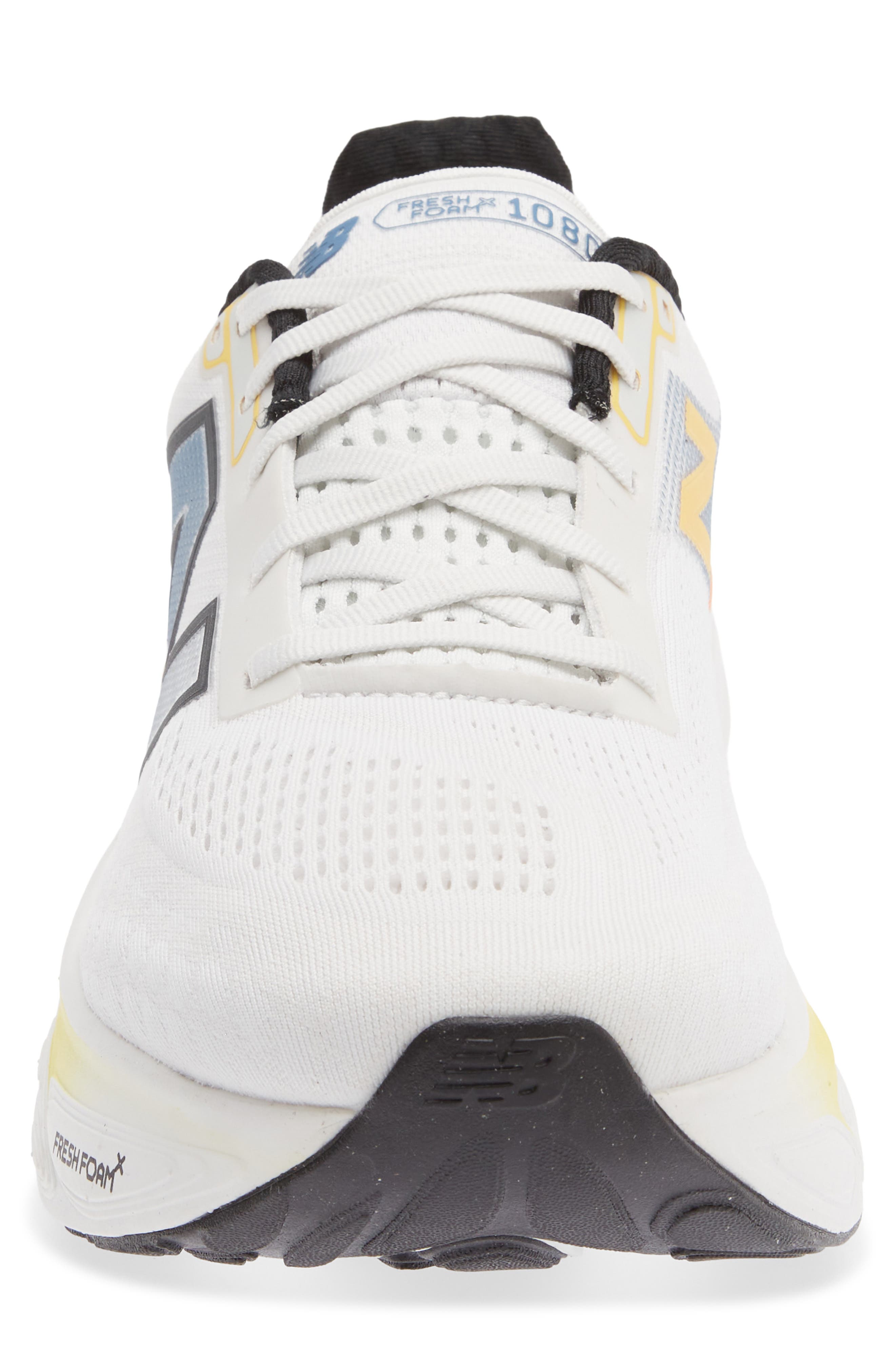 Fresh Foam X 1080 v14 Running Shoe, Alternate, color, WHITE/ BLACK