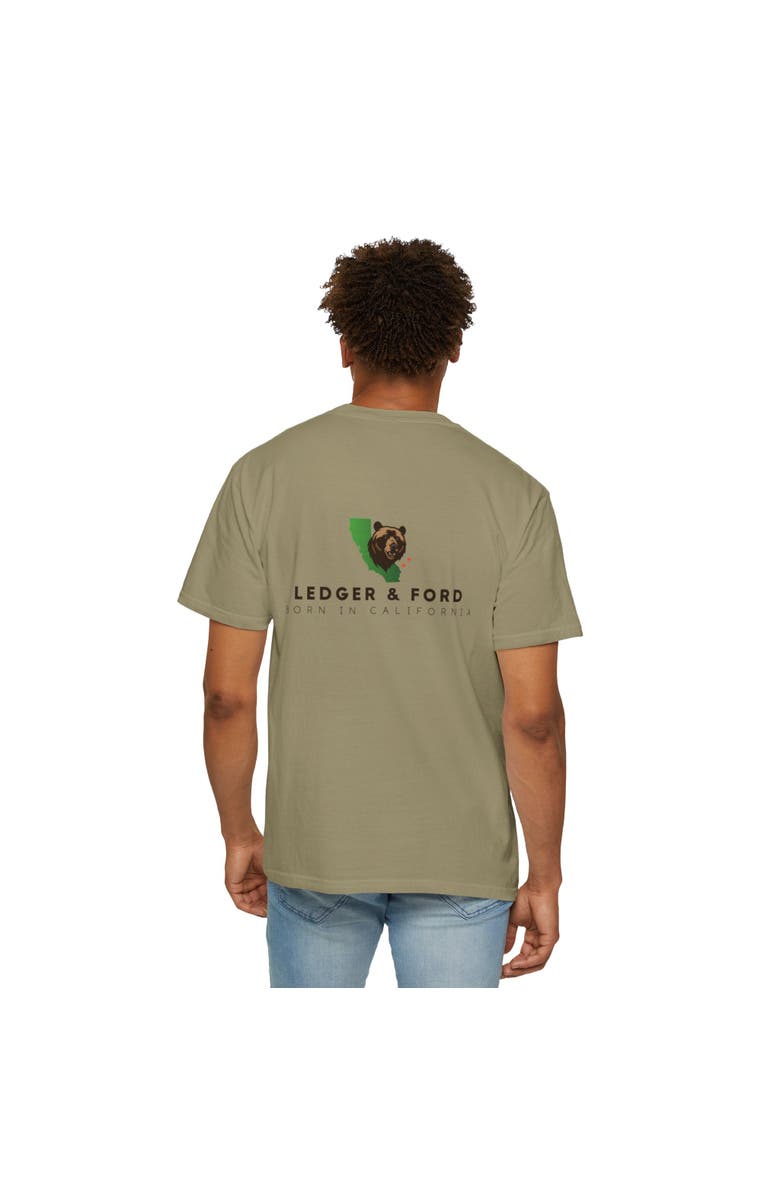 Ledger & Ford L&F Golden State Graphic Tee, Main, color, Khaki