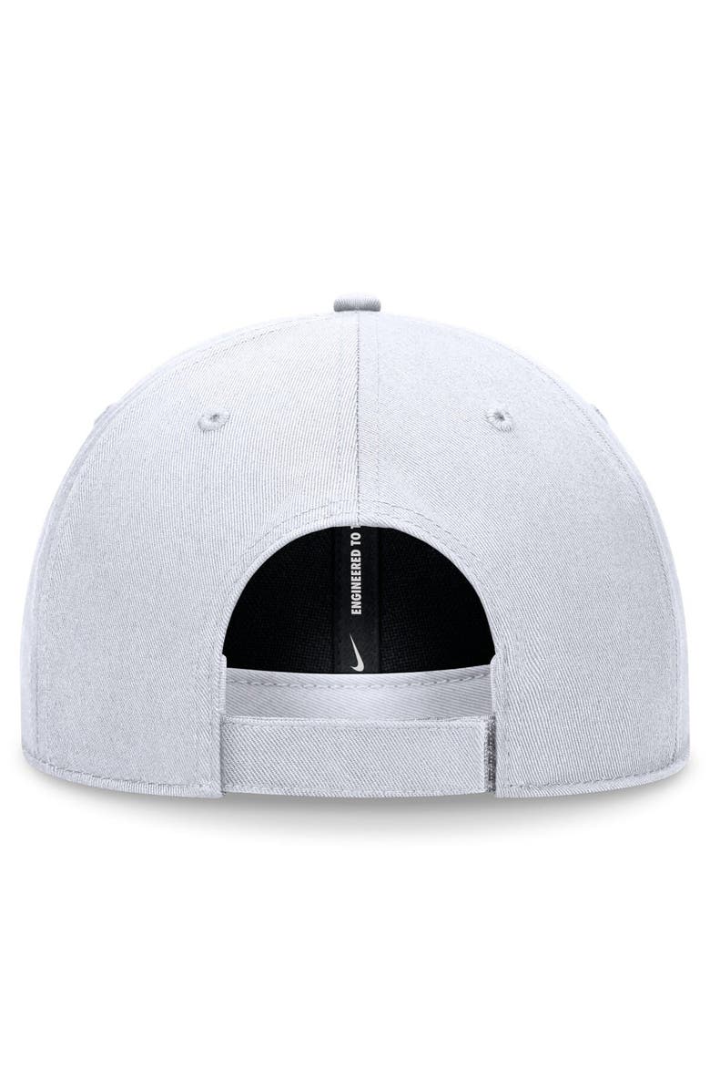 Nike Men's Nike White Los Angeles Dodgers Club Performance Adjustable Hat, Alternate, color, 