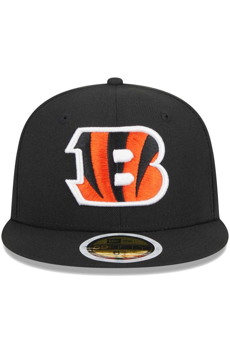 New Era Youth New Era Black Cincinnati Bengals  Main 59FIFTY Fitted Hat, Alternate, color, Black