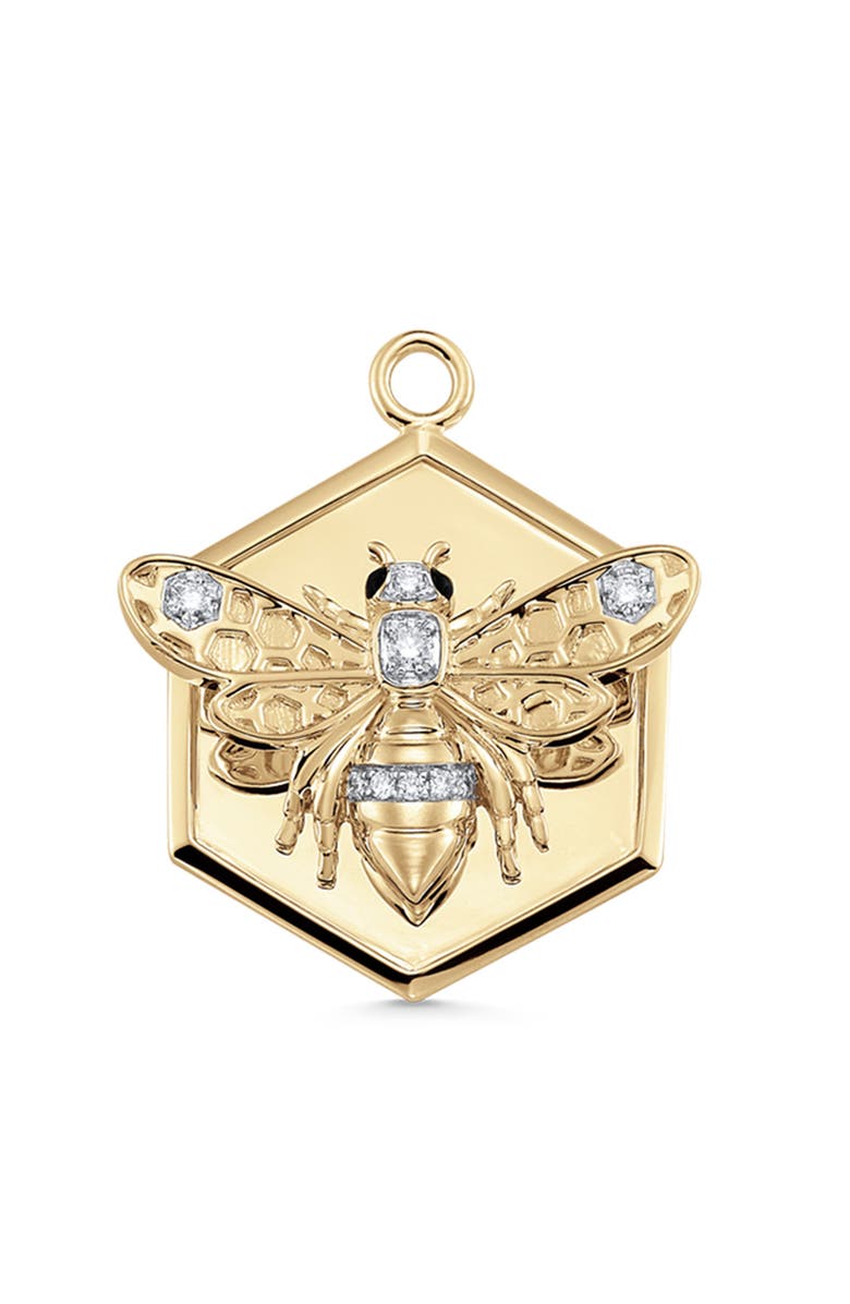 Sara Weinstock Queen Bee Pendant, Main, color, Yellow Gold