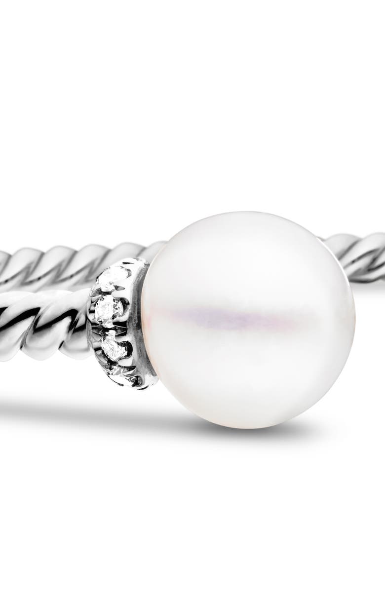 David Yurman Solari Pearl Bracelet with Diamonds in 18K Gold, Alternate, color, 