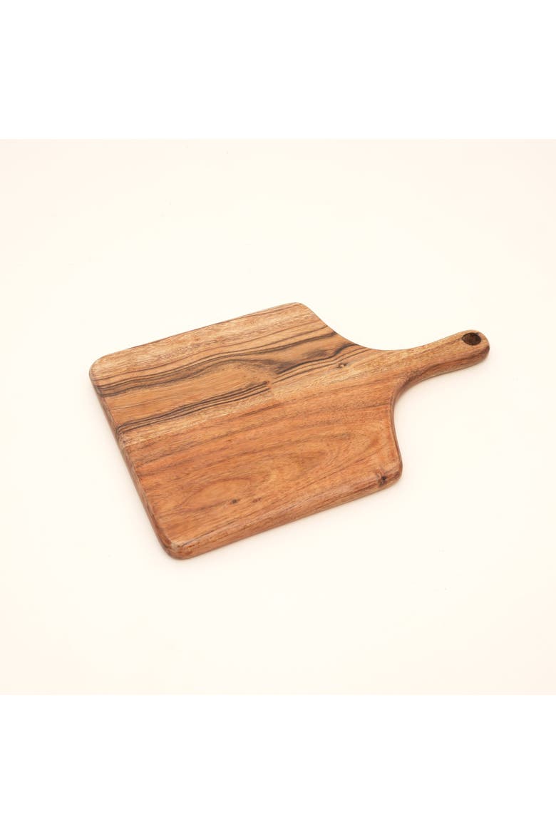 Acacia Wood Chopping Board with Handle Cutting Board, Alternate, color, Natural Wood