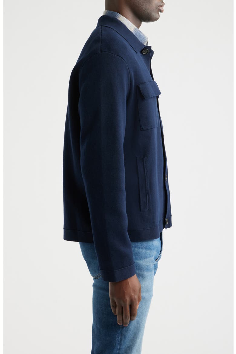 Uttoni Shirt Jacket, Alternate, color, DARK BLUE