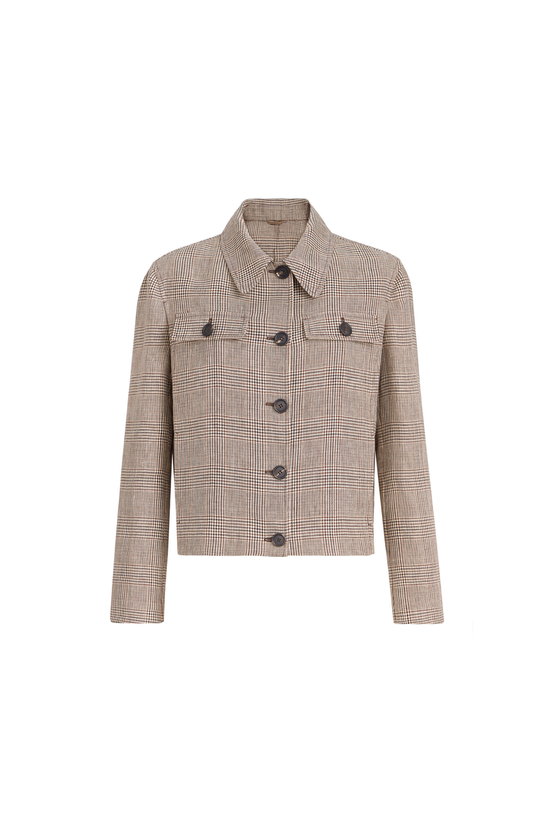 Prince of Wales blazer, Alternate, color, Light Brown