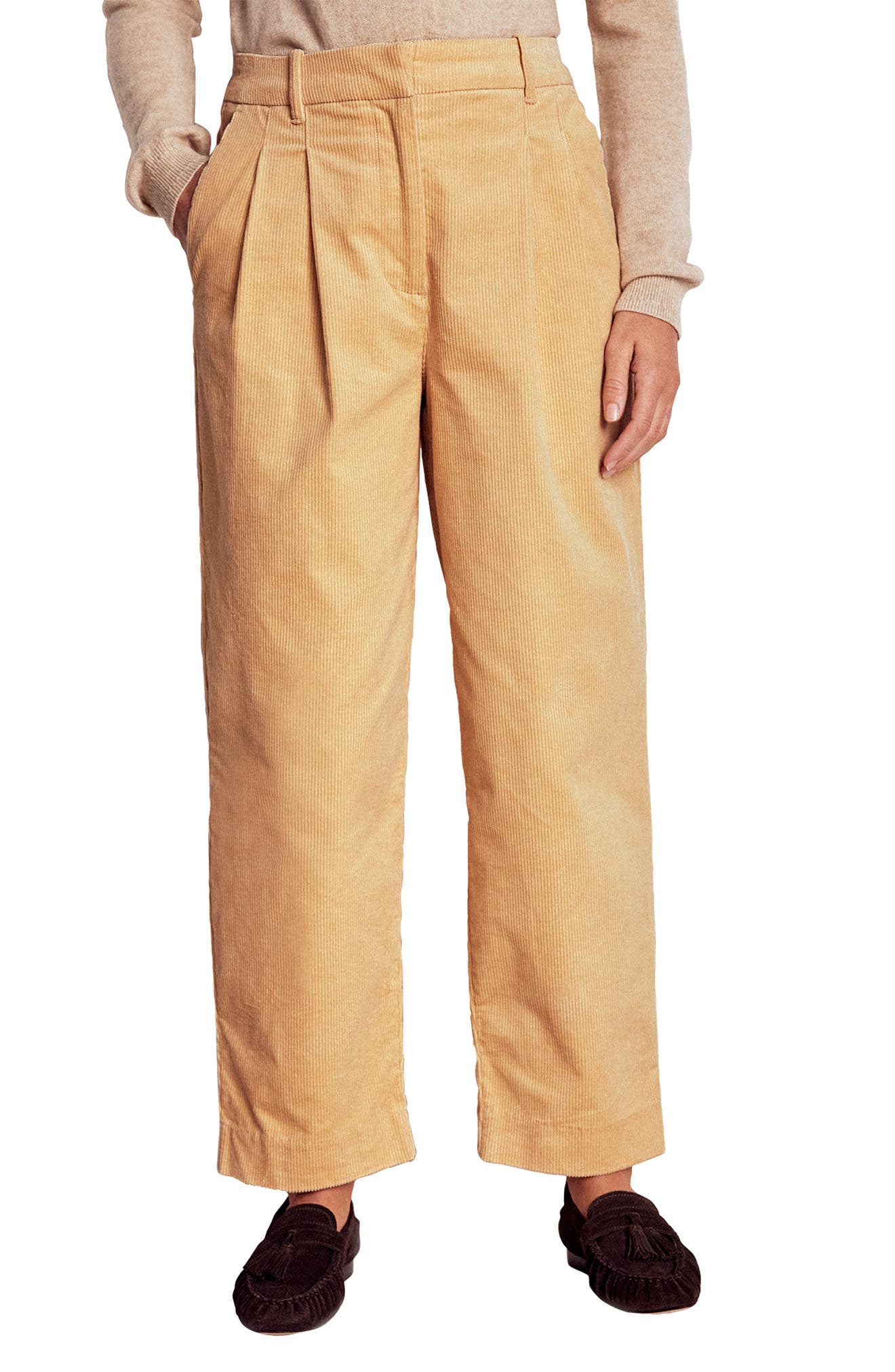 Boden Bloomsbury Straight Leg Corduroy Pants