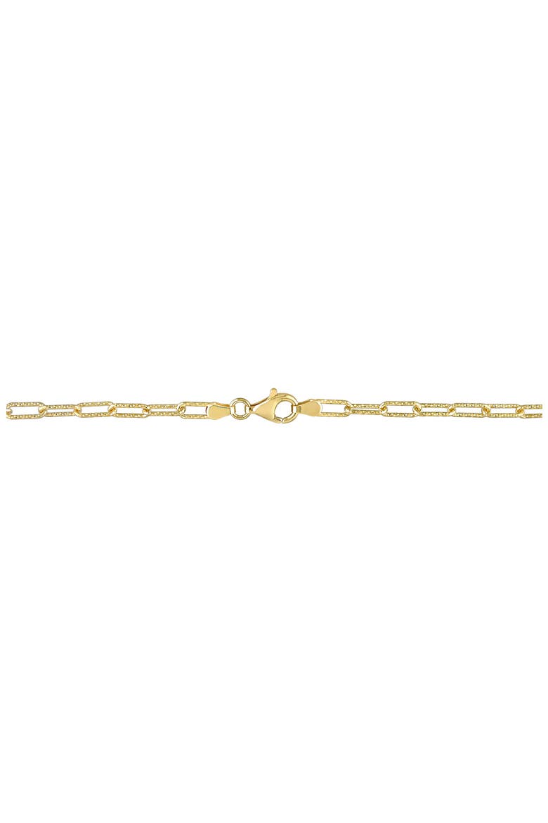 2-Piece Paperclip Chain Necklace & Bracelet Set, Alternate, color, YELLOW
