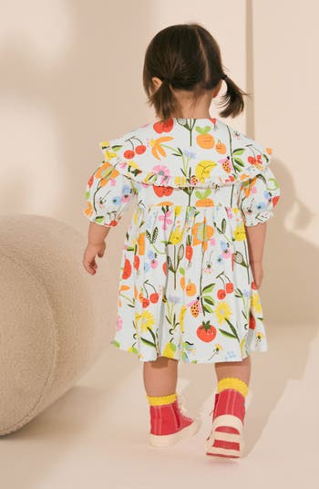 Kids' Floral Ruffle Party Dress