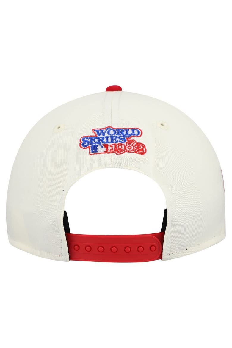 Men's New Era  Cream/Red St. Louis Cardinals World Series 9FORTY M-Crown Adjustable Hat, Alternate, color, Cream