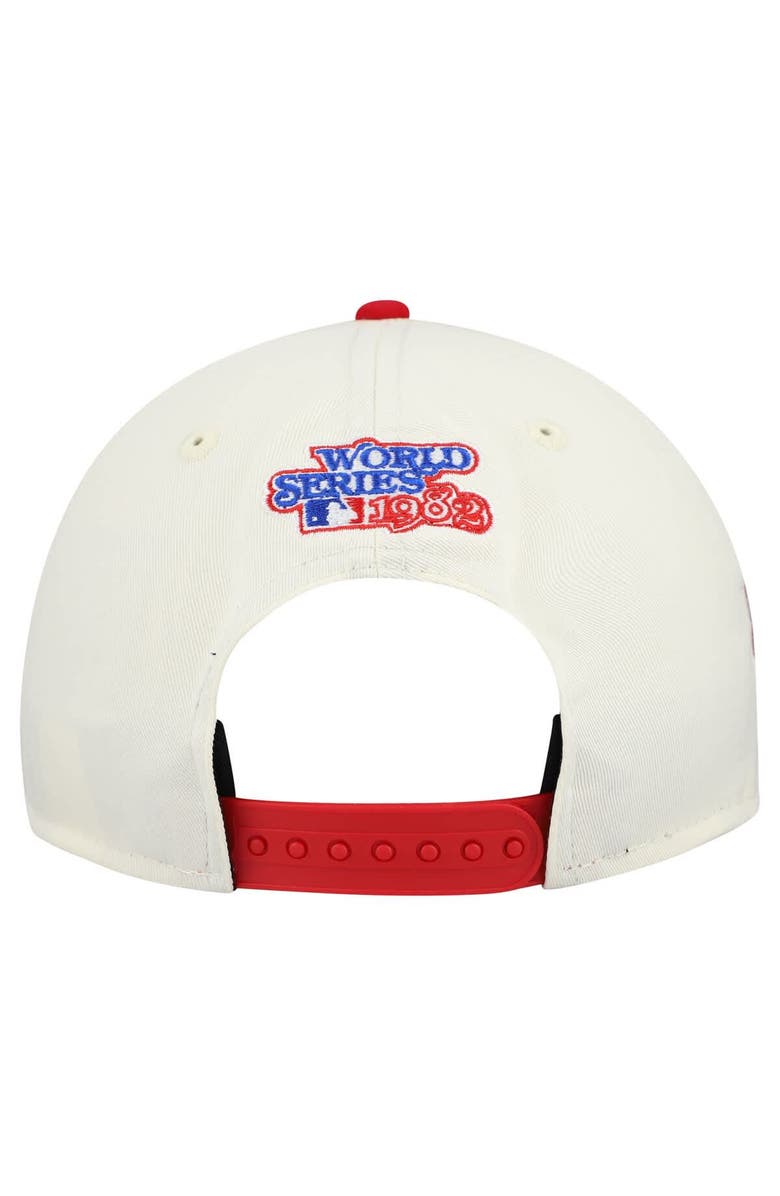 New Era Men's New Era  Cream/Red St. Louis Cardinals World Series 9FORTY M-Crown Adjustable Hat, Alternate, color, Cream