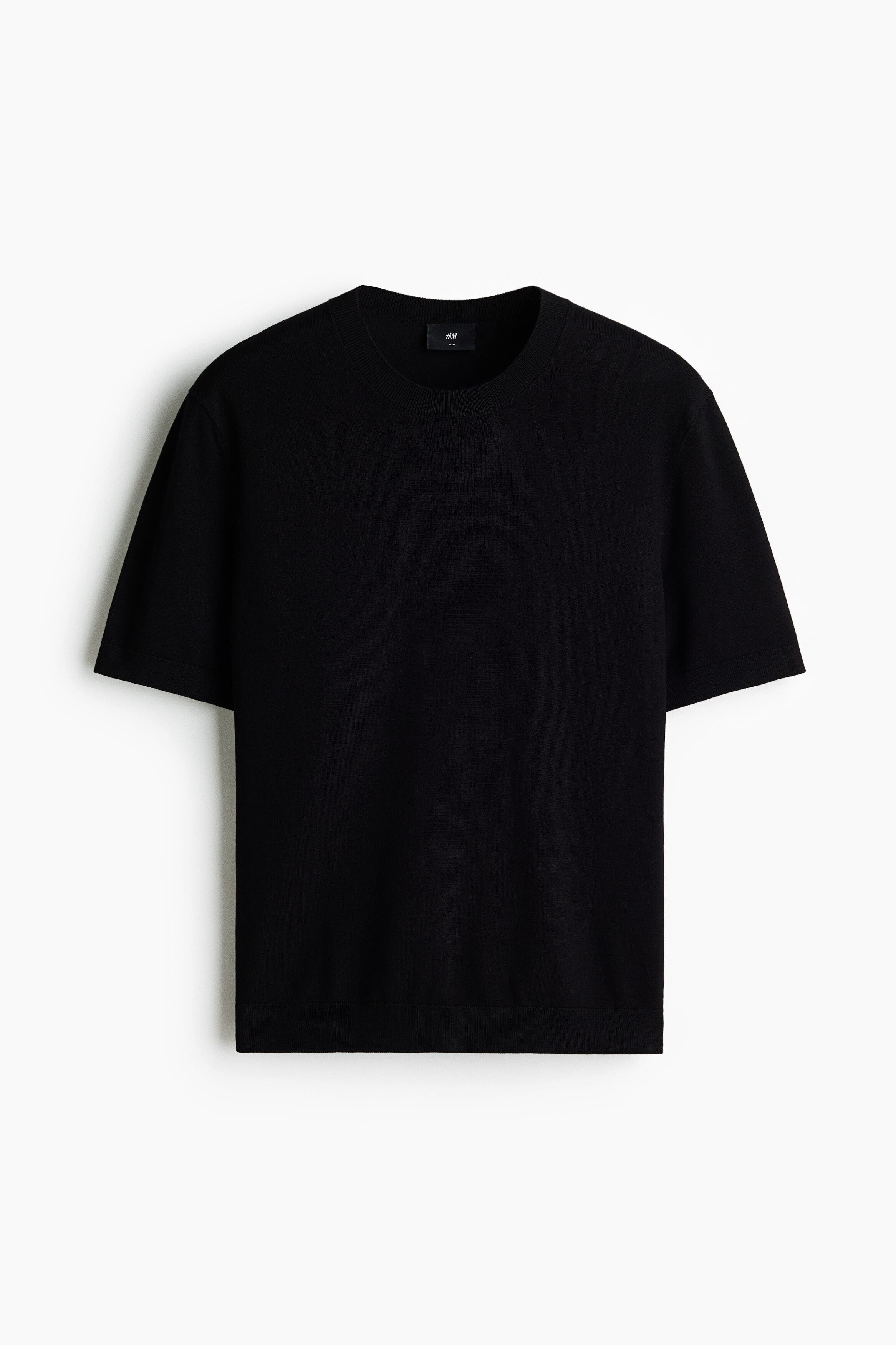Slim Fit Knitted T-shirt