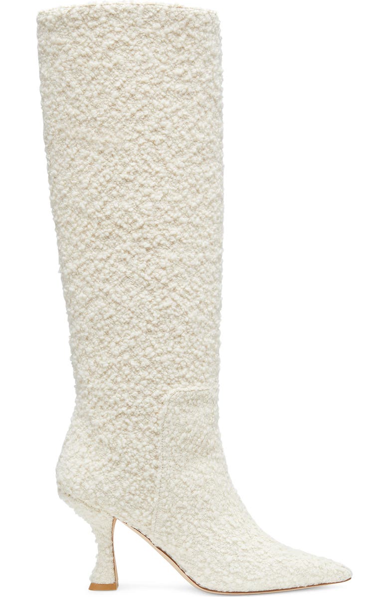 Stuart Weitzman Xcurve 85 Bouclé Slouch Boot, Alternate, color,