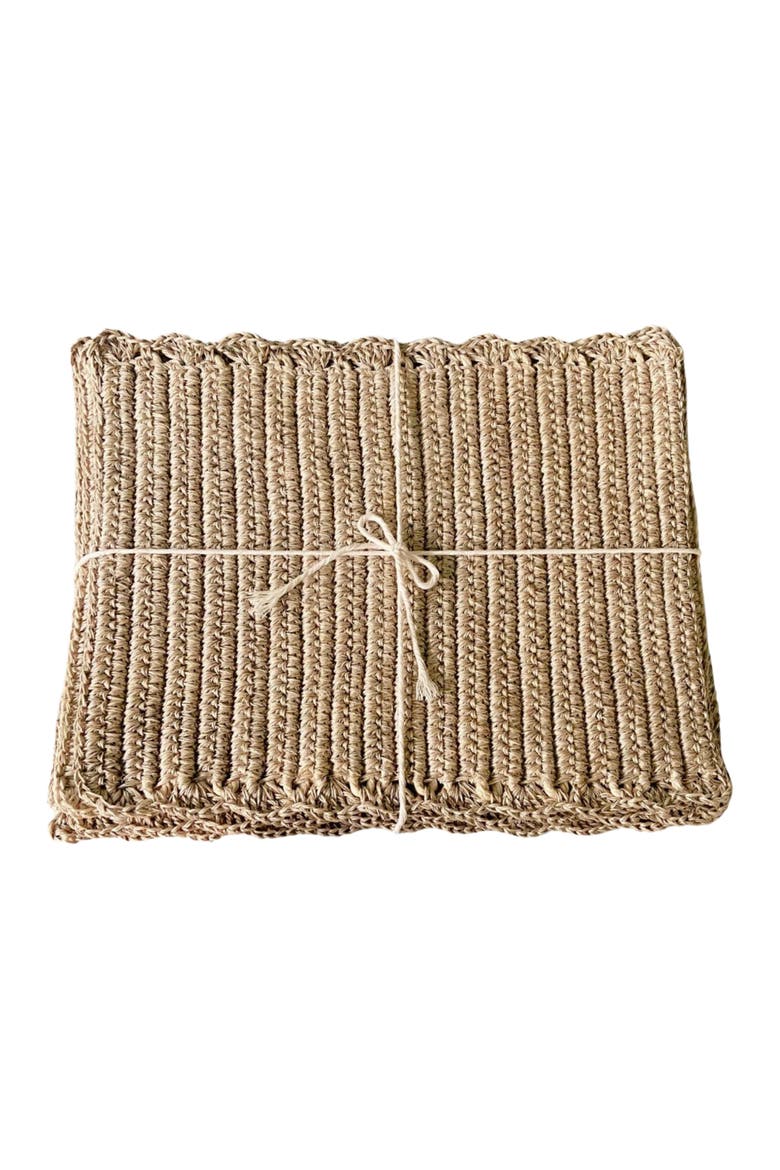 Fique Woven Placemat Set of 4, Main, color, Natural
