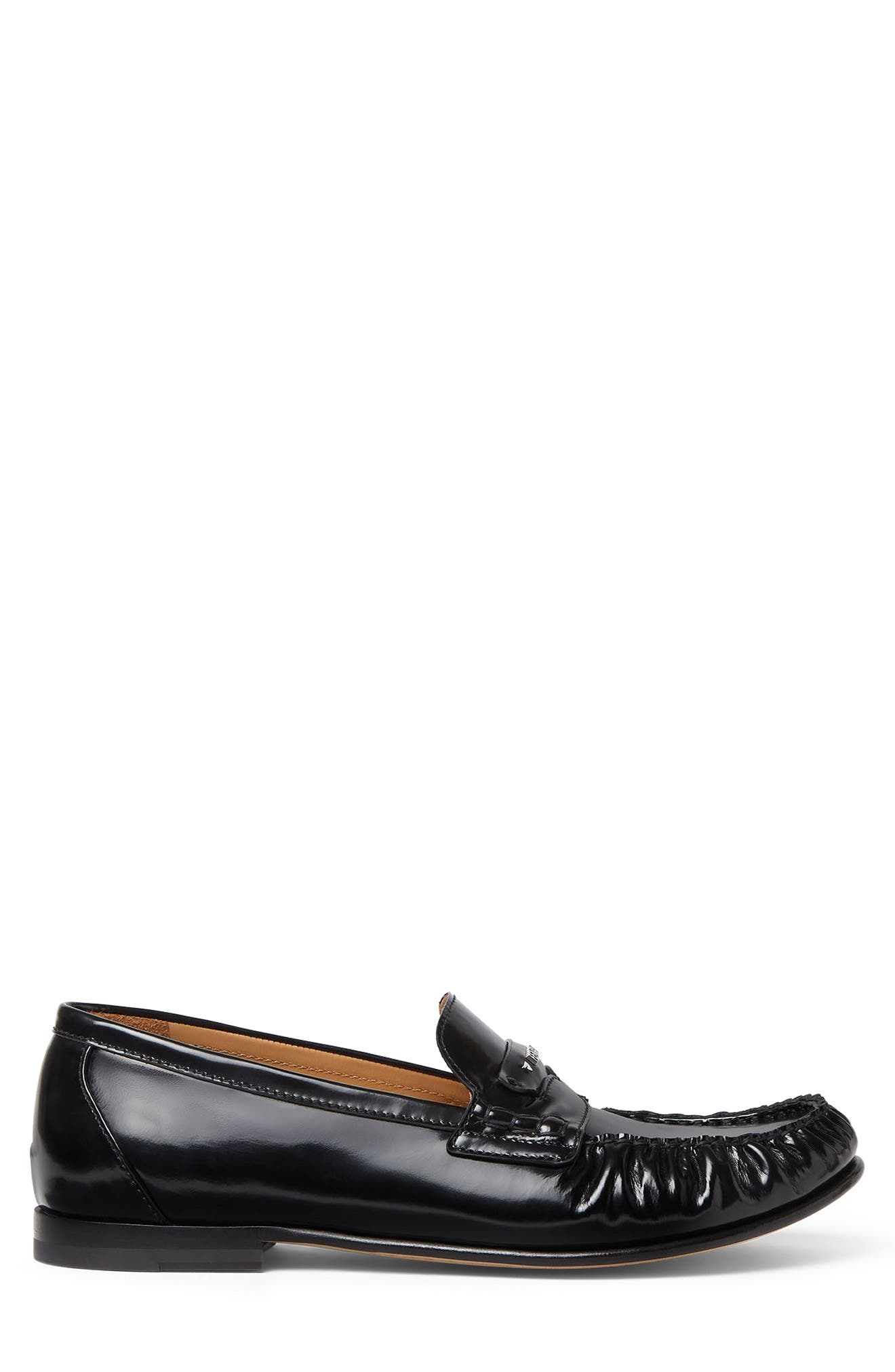 Scrunch Penny Loafer, Alternate, color, NERO