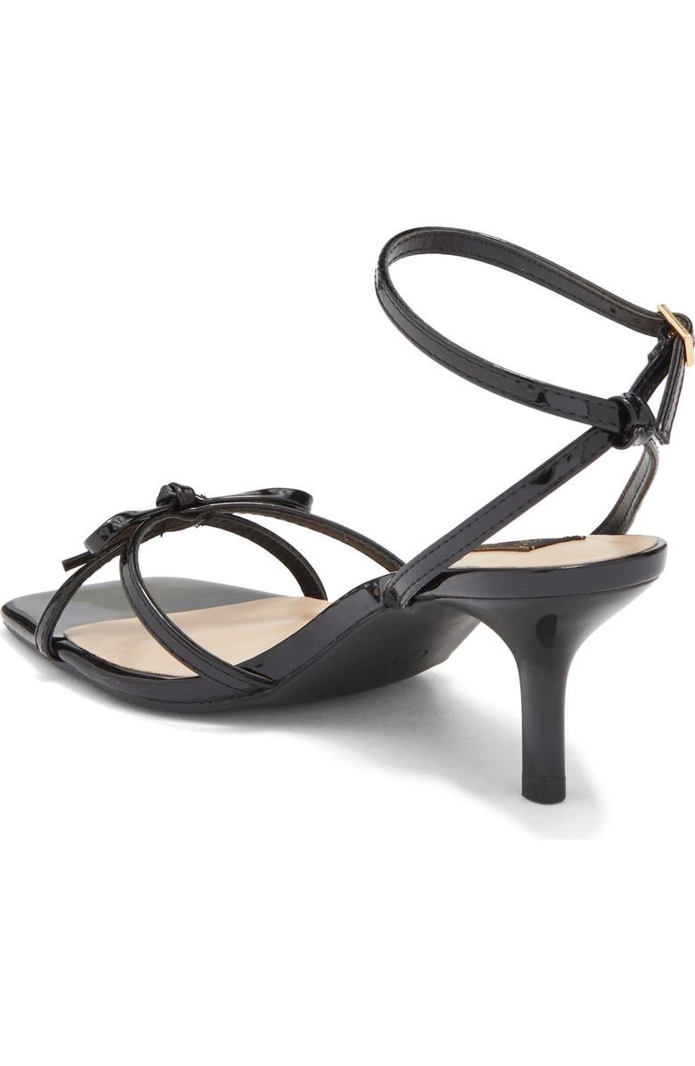 RACHEL Rachel Roy Sybil Bow Ankle Strap Sandal, Alternate, color, Black Patent