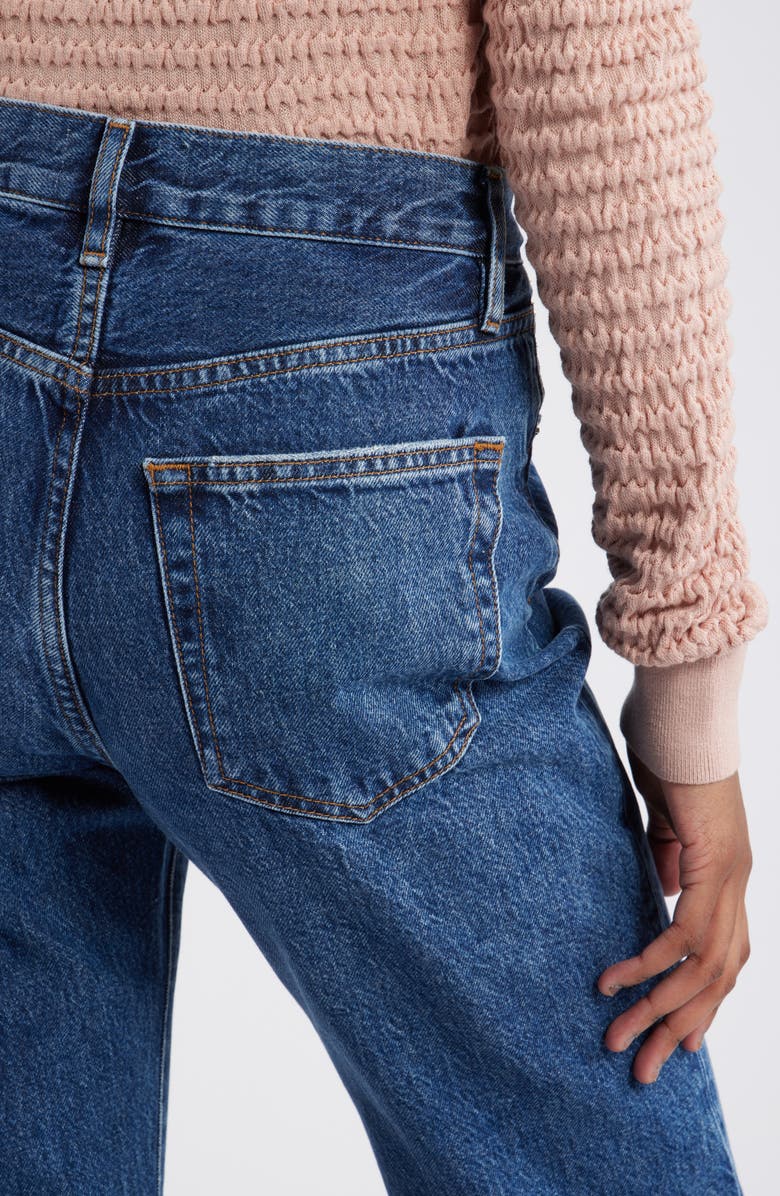 FRAME The Staple High Waist Straight Leg Jeans, Alternate, color, Hitched