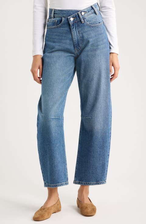 BNA Soft Curve Barrel Jeans