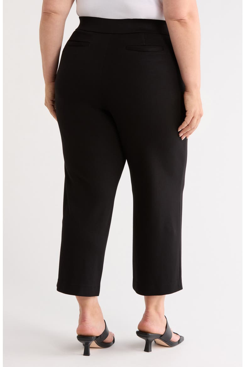 Wide Leg Crop Pants, Alternate, color, ANNE BLACK