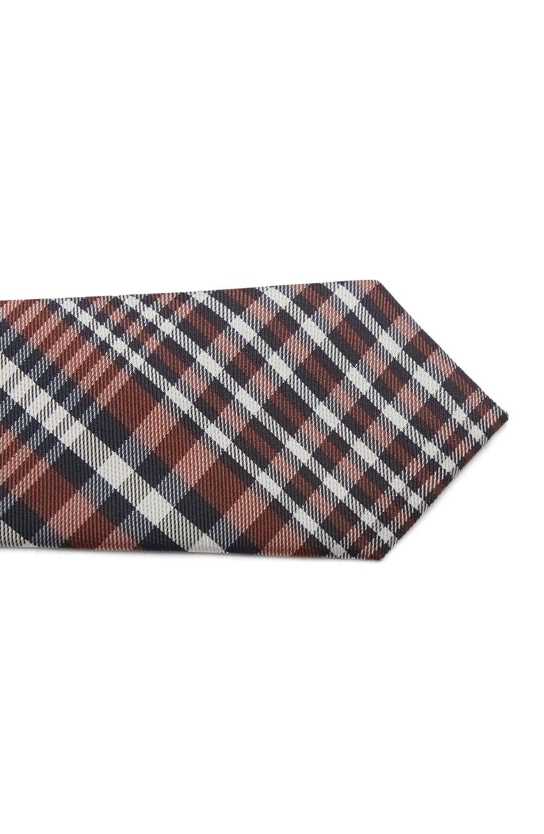 MANGO Narrow Plaid Tie, Alternate, color, 