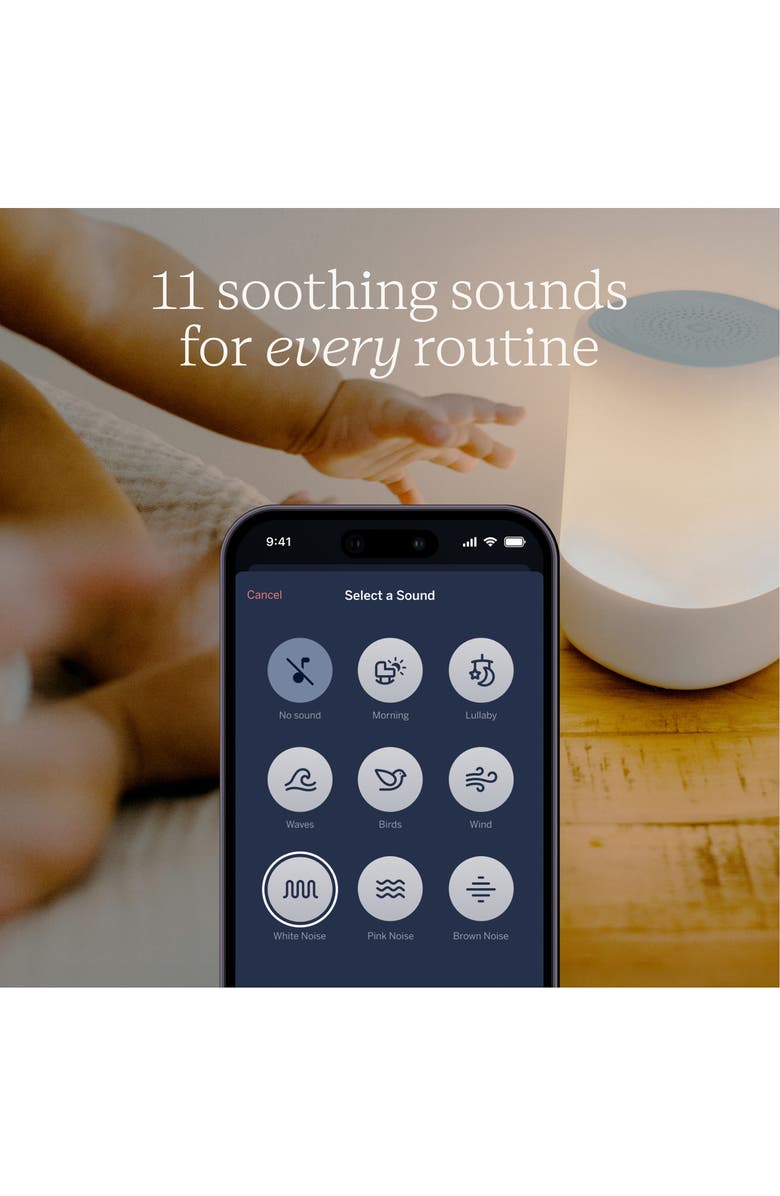 Nanit Sound & Light Machine, Alternate, color, White