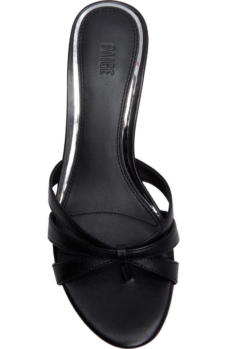 PAIGE Flora Flip Flop, Alternate, color, Black