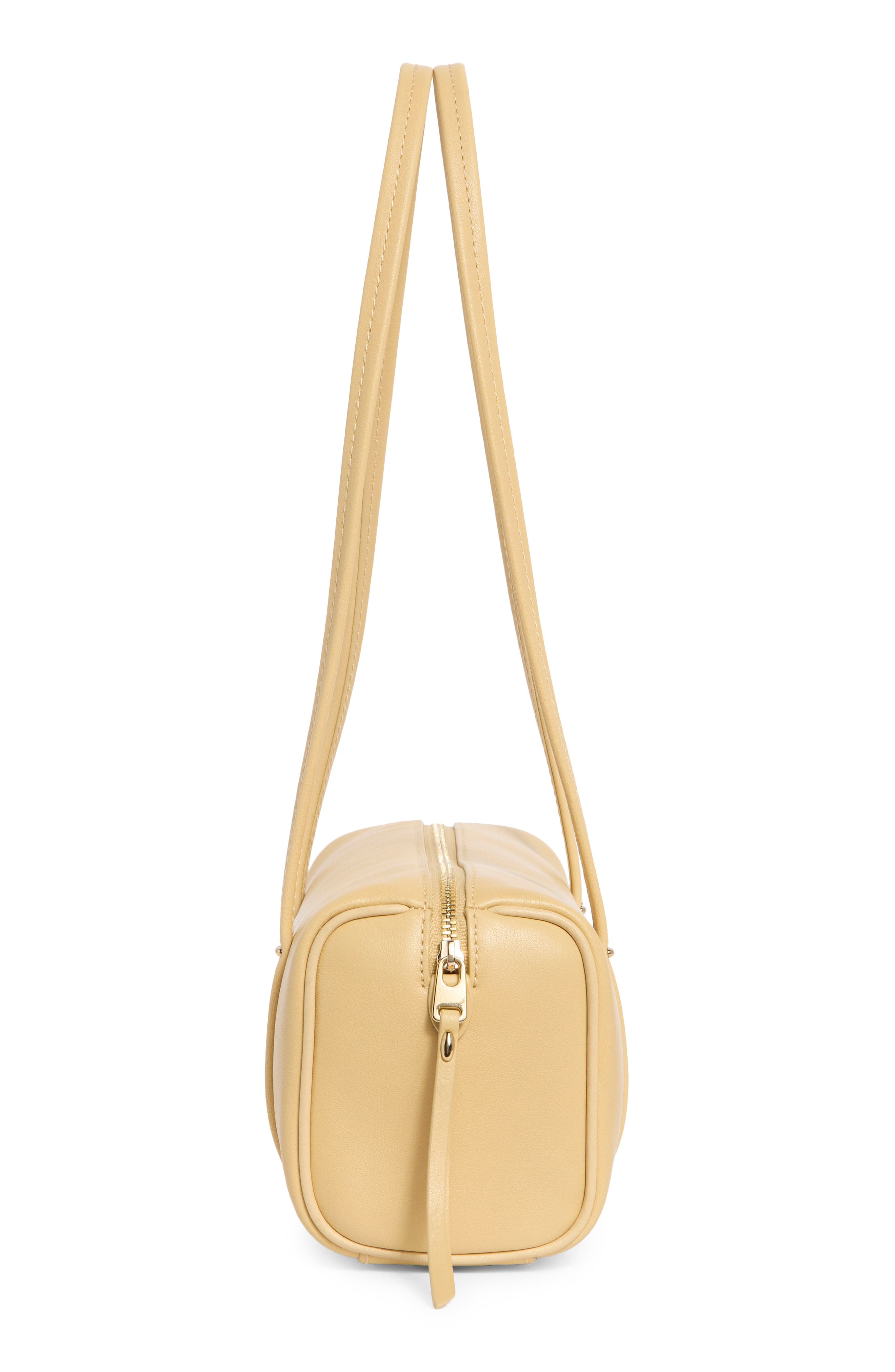 Modern Legacy Mini Leather Shoulder Bag, Alternate, color, YELLOW CLAY