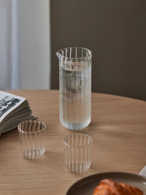 Fleck Kira Glass Pitcher In Transparent
