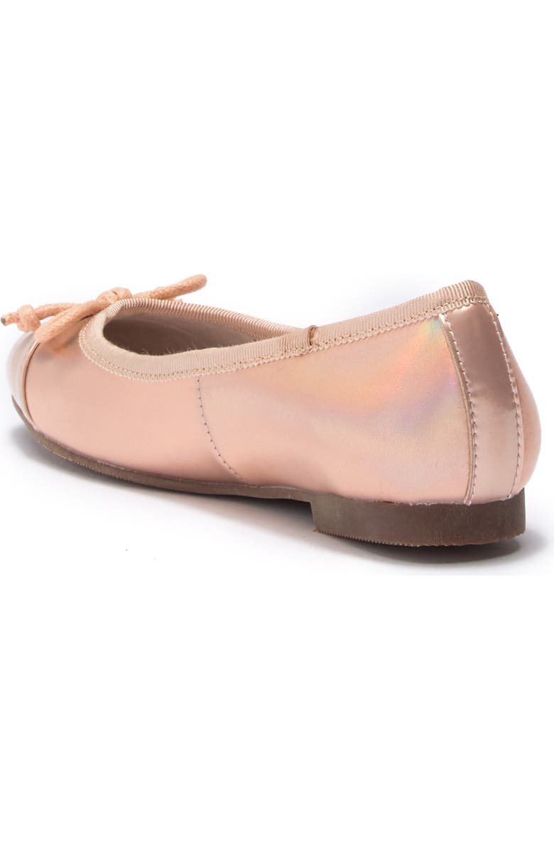 Venettini Libby Patent Toe Flat, Alternate, color,