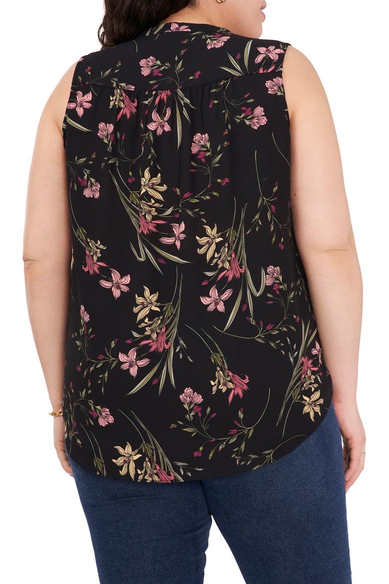 Floral Tank, Alternate, color, RICH BLACK