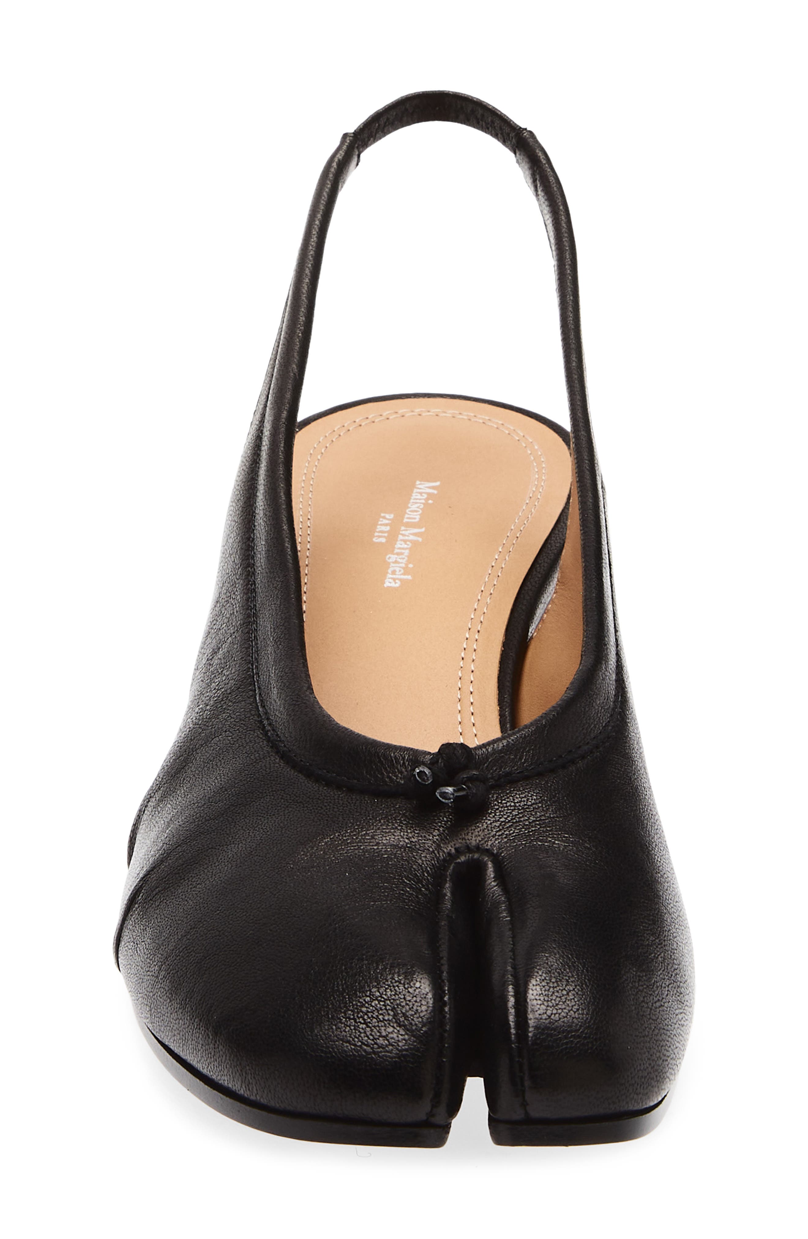 Maison Margiela Tabi Slingback Pump, Alternate, color, Black