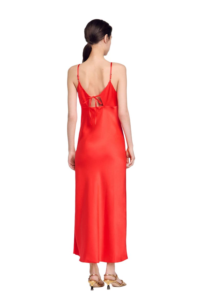 SANDRO Flowy dress with straps, Alternate, color, 
