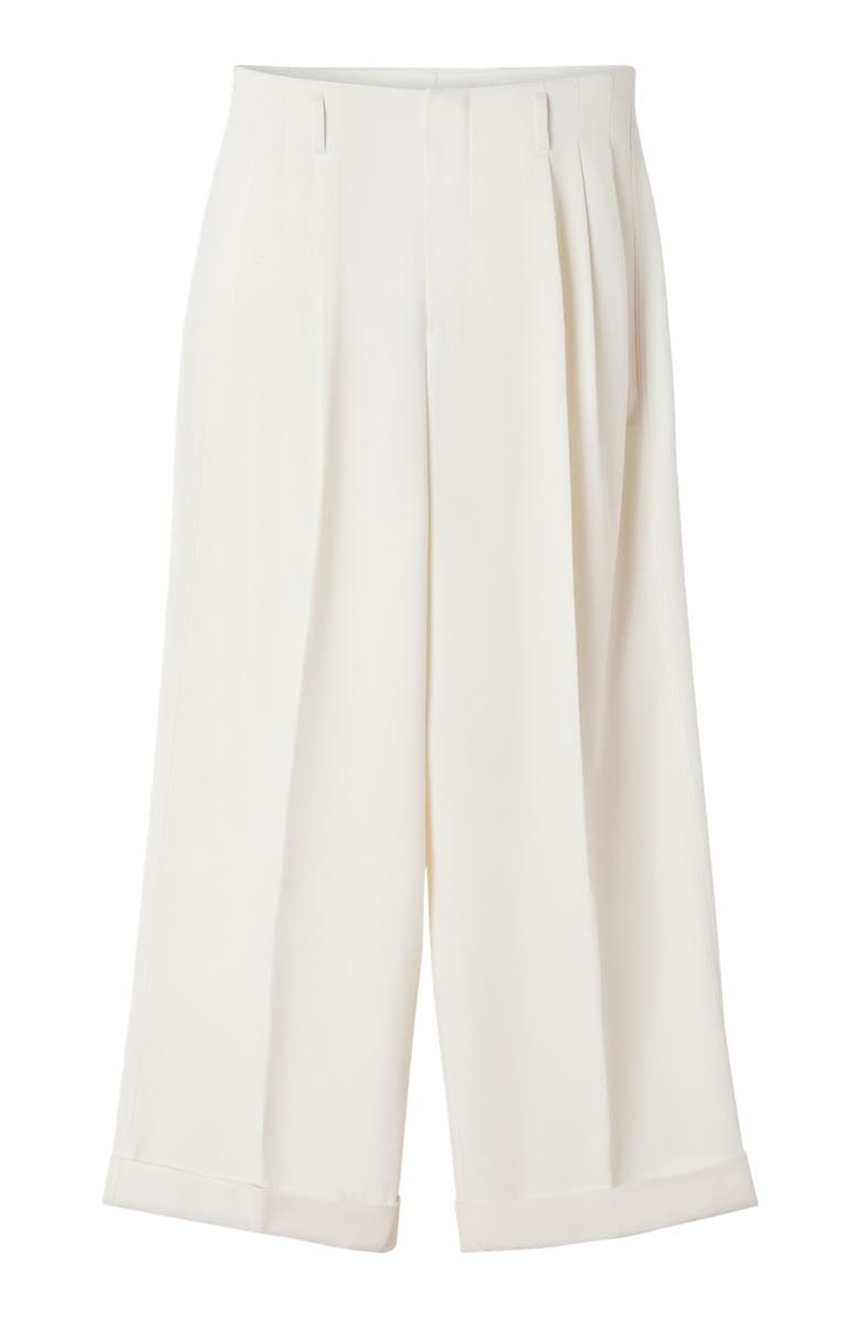 Lanvin Wide-Leg Wool Pants, Alternate, color, 
