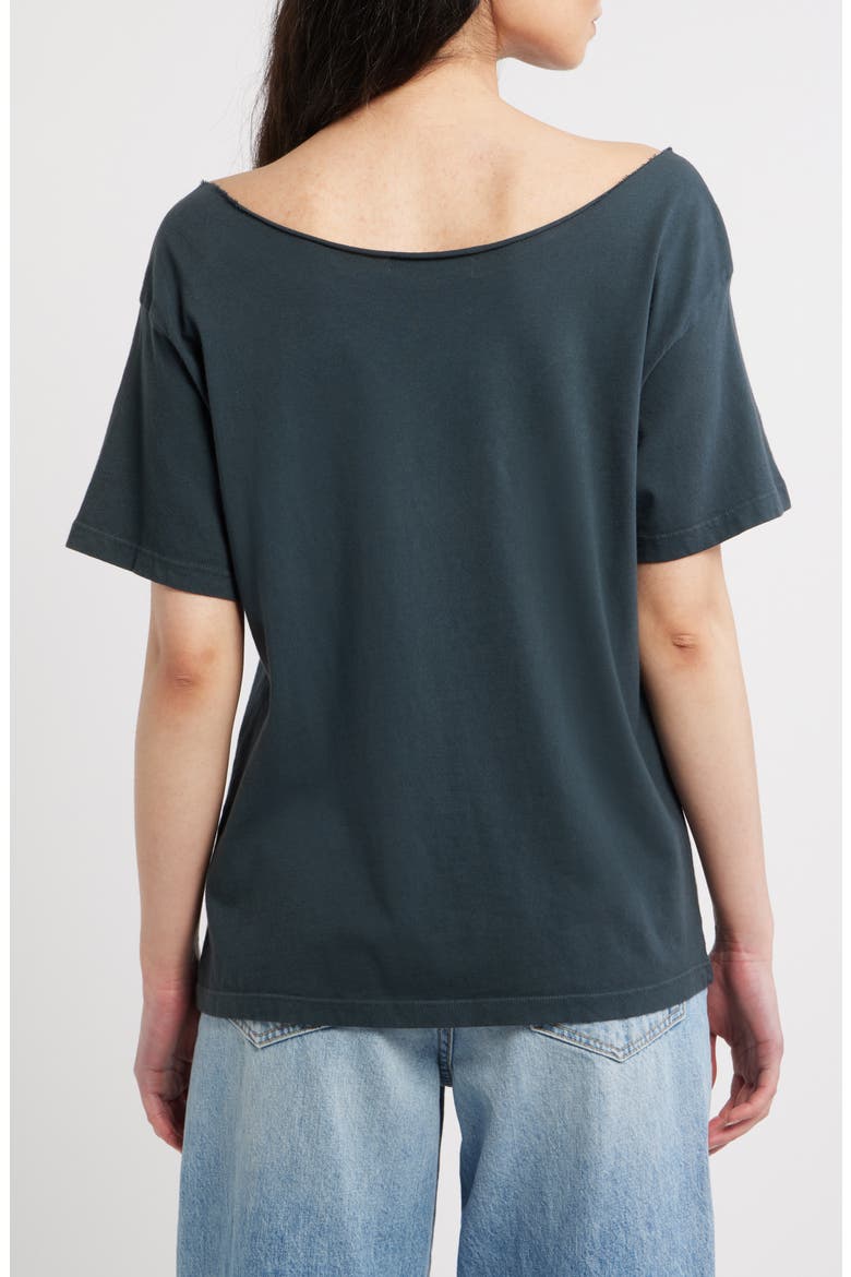 Stevie Nicks Bella Donna Graphic Off the Shoulder T-Shirt, Alternate, color, VINTAGE BLACK