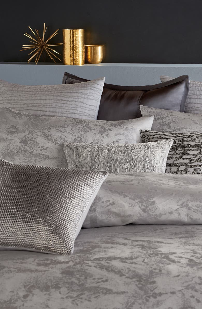 Donna Karan New York Luna Metallic Jacquard Duvet, Alternate, color, 