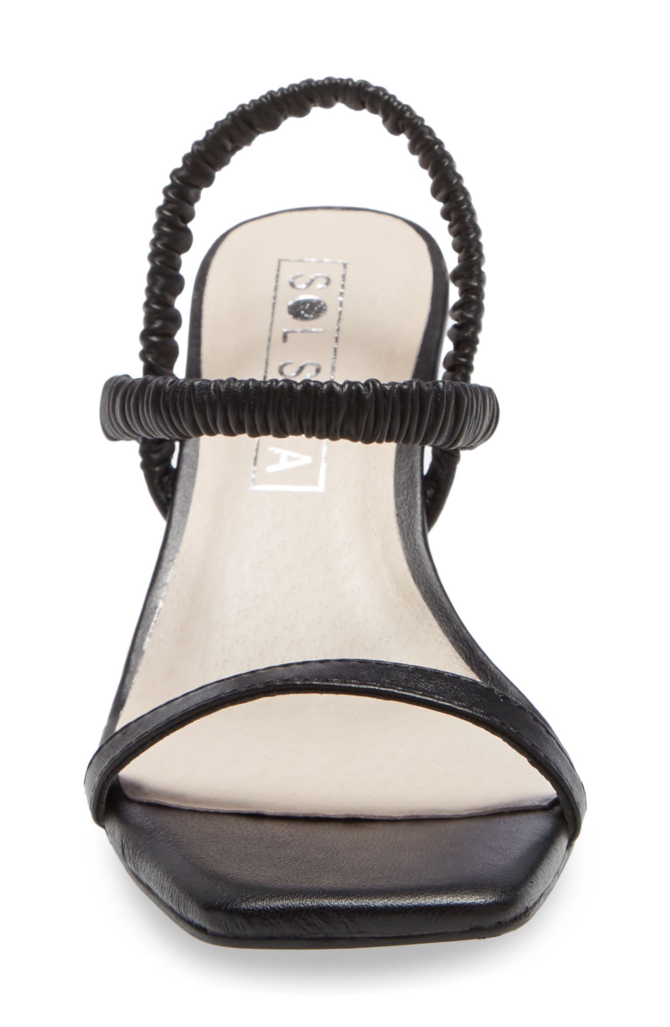 Oscar Ankle Strap Sandal, Alternate, color, BLACK LEATHER