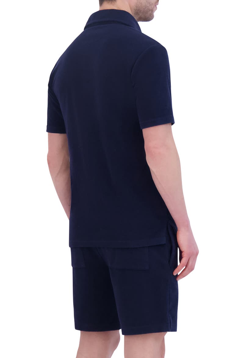 Terry Cloth Polo, Alternate, color, MIDNIGHT
