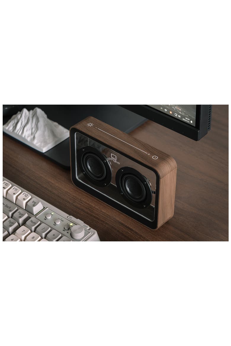 Mage See-Through Bluetooth Speaker, Alternate, color, WALNUT