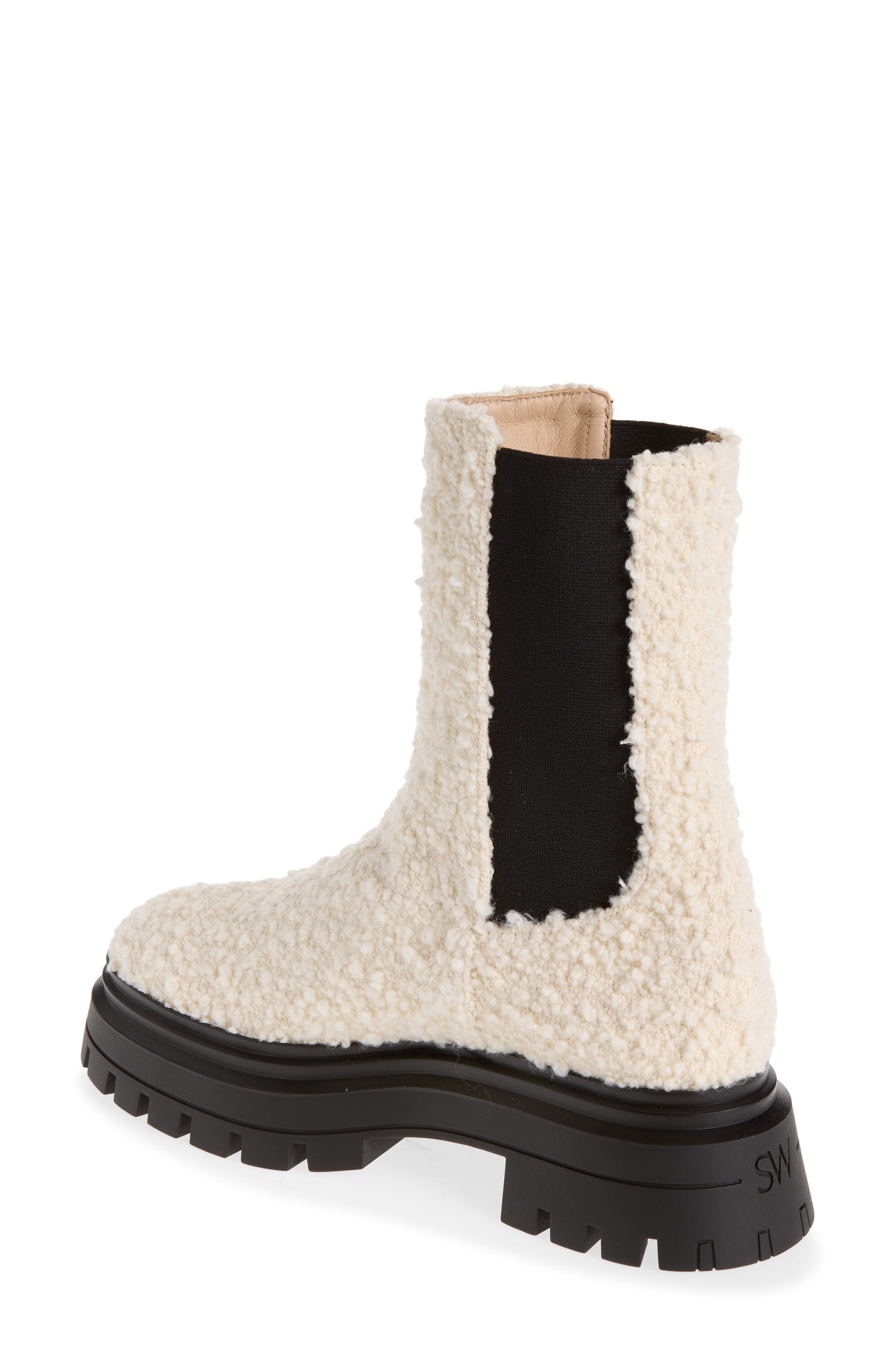 Bedford Faux Shearling Boot, Alternate, color, CREAM.