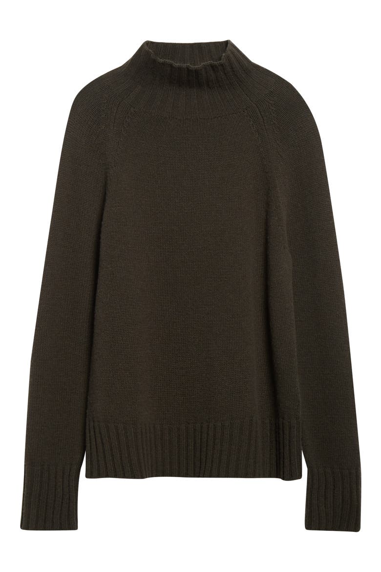 Mantova Wool & Cashmere Mock Neck Sweater, Alternate, color, GREEN