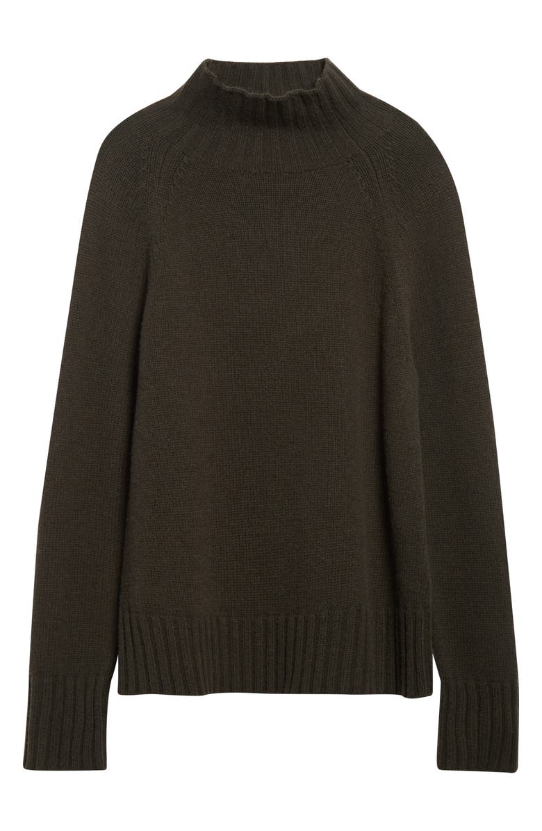 Max Mara Mantova Wool & Cashmere Mock Neck Sweater, Alternate, color, Green